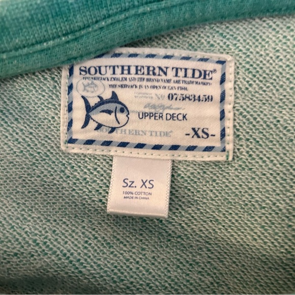 Southern Tide Men’s Heathered Upper Deck Pullover. Size XS. - Picture 2 of 9